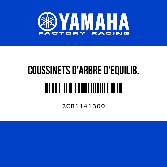 COUSSINETS D'ARBRE D'EQUILIB.