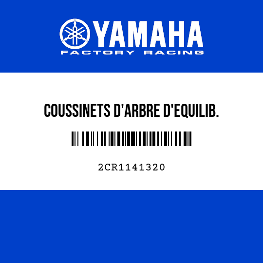 COUSSINETS D'ARBRE D'EQUILIB.