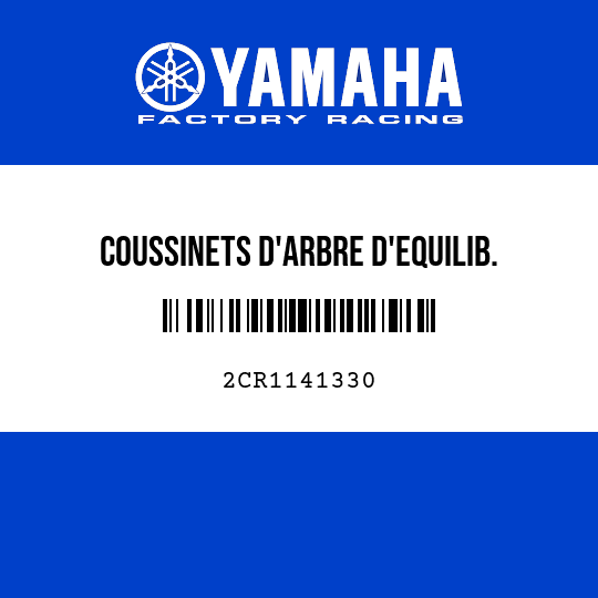 COUSSINETS D'ARBRE D'EQUILIB.