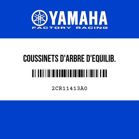 COUSSINETS D'ARBRE D'EQUILIB.