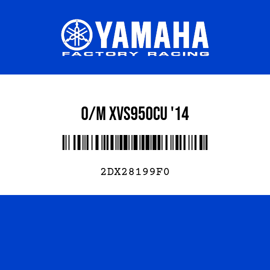 O/M XVS950CU '14