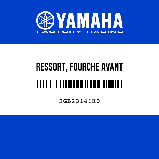 RESSORT, FOURCHE AVANT