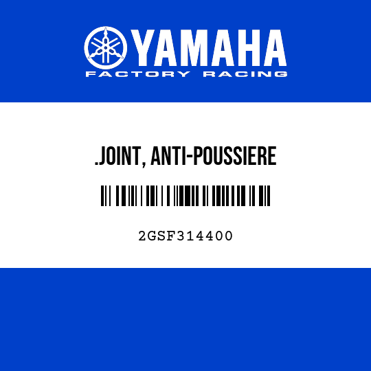 .JOINT, ANTI-POUSSIERE