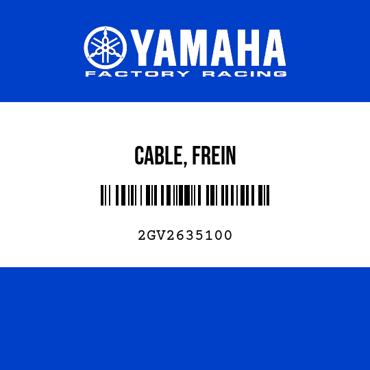 CABLE, FREIN