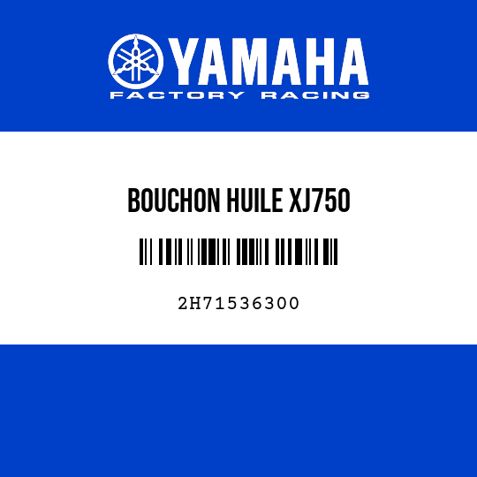BOUCHON HUILE XJ750