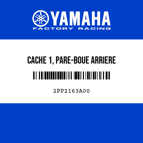 CACHE 1, PARE-BOUE ARRIERE