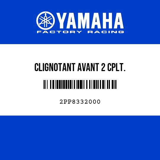 CLIGNOTANT AVANT 2 CPLT.