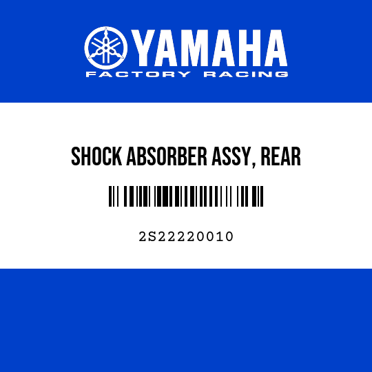 SHOCK ABSORBER ASSY, REAR