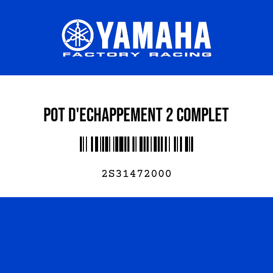 POT D'ECHAPPEMENT 2 COMPLET