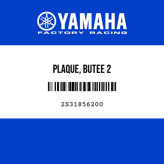 PLAQUE, BUTEE 2