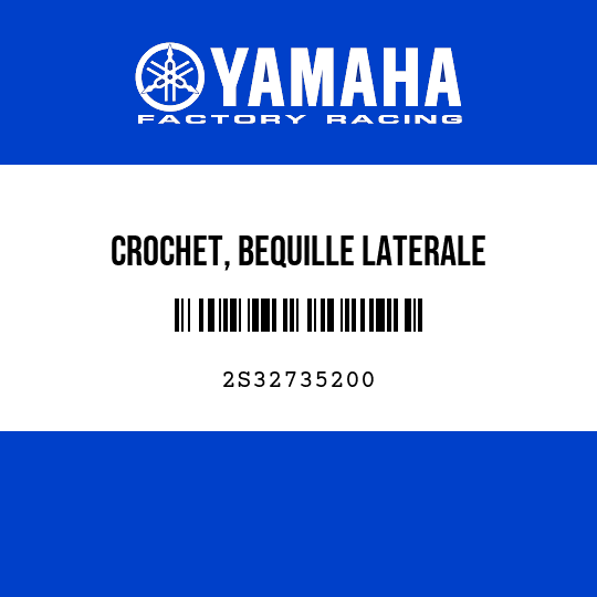 CROCHET, BEQUILLE LATERALE