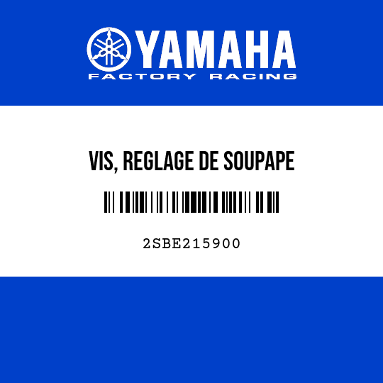 VIS, REGLAGE DE SOUPAPE