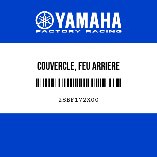COUVERCLE, FEU ARRIERE
