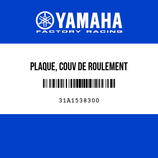 PLAQUE, COUV DE ROULEMENT
