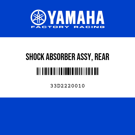 SHOCK ABSORBER ASSY, REAR