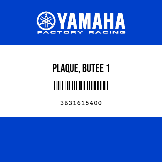 PLAQUE, BUTEE 1