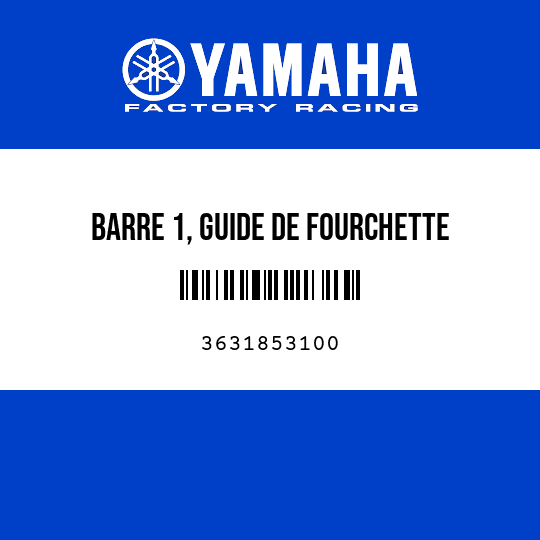 BARRE 1, GUIDE DE FOURCHETTE