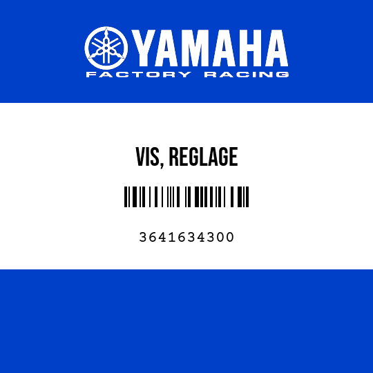 VIS, REGLAGE