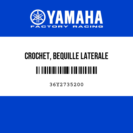 CROCHET, BEQUILLE LATERALE