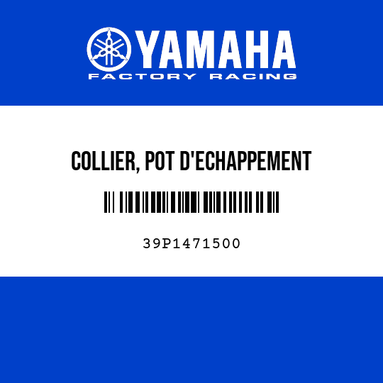 COLLIER, POT D'ECHAPPEMENT