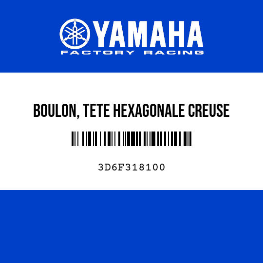 BOULON, TETE HEXAGONALE CREUSE
