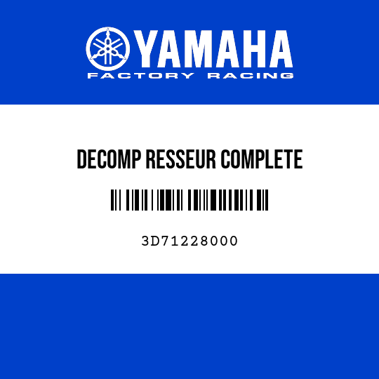 DECOMP RESSEUR COMPLETE