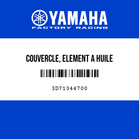 COUVERCLE, ELEMENT A HUILE