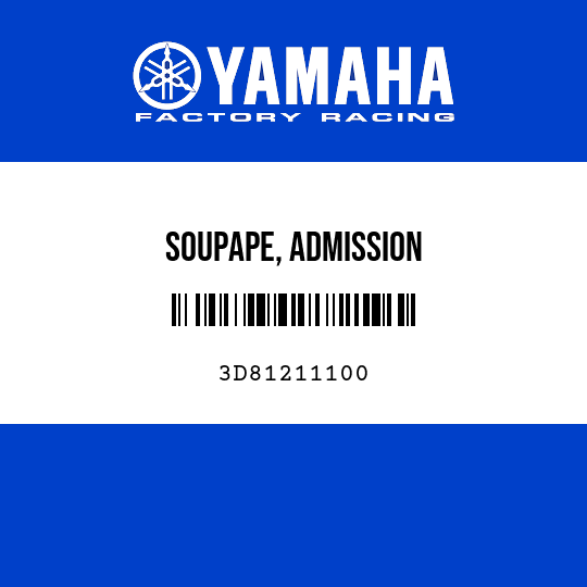 SOUPAPE, ADMISSION