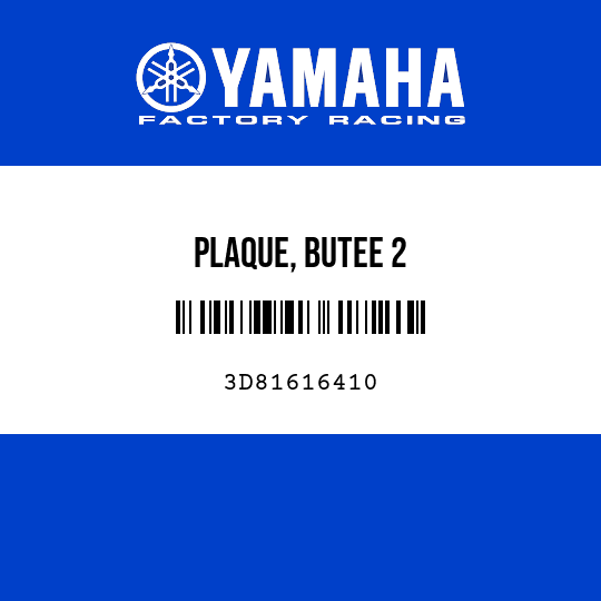 PLAQUE, BUTEE 2