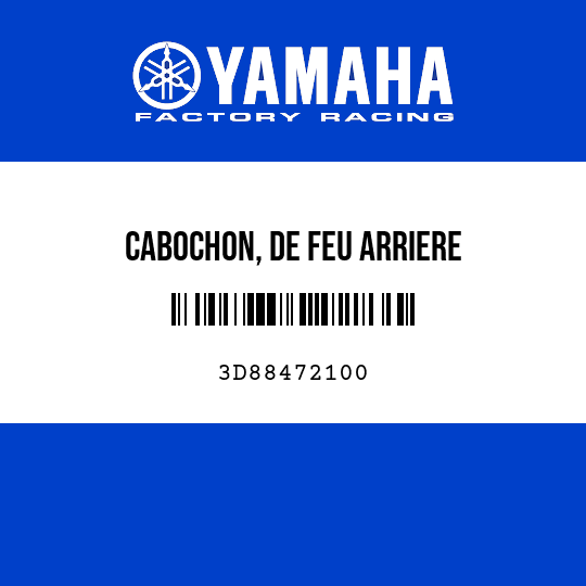 CABOCHON, DE FEU ARRIERE