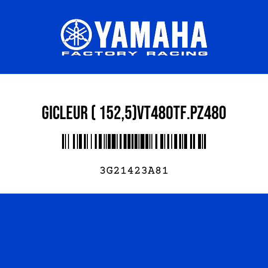 GICLEUR ( 152,5)VT480TF.PZ480