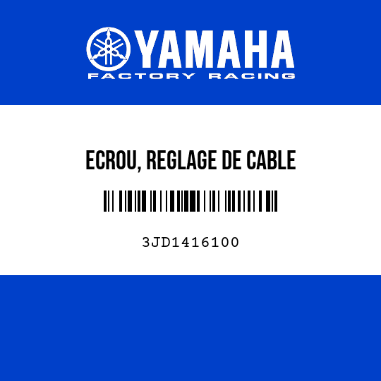 ECROU, REGLAGE DE CABLE
