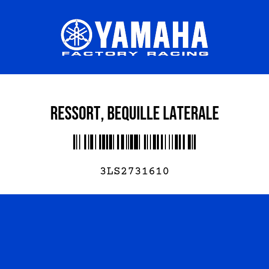 RESSORT, BEQUILLE LATERALE