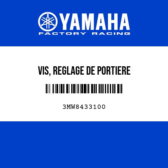 VIS, REGLAGE DE PORTIERE
