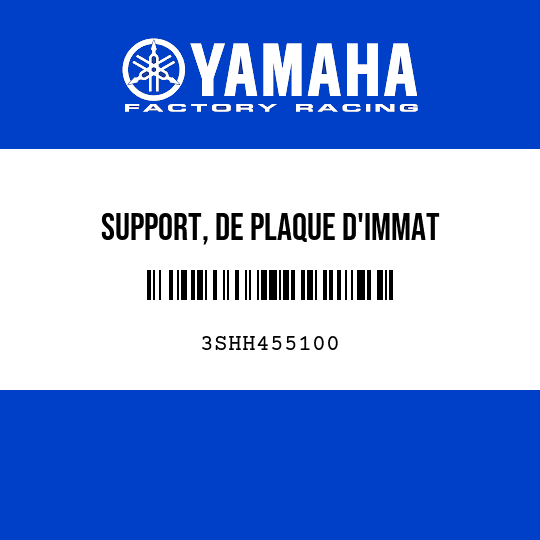 SUPPORT, DE PLAQUE D'IMMAT