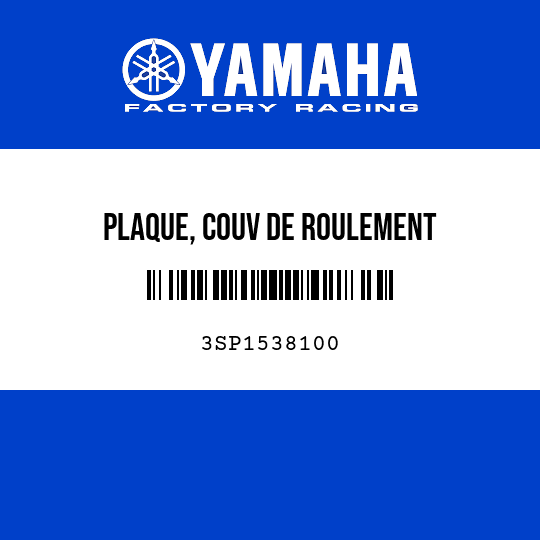 PLAQUE, COUV DE ROULEMENT