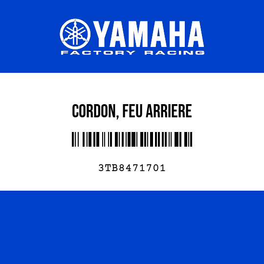 CORDON, FEU ARRIERE