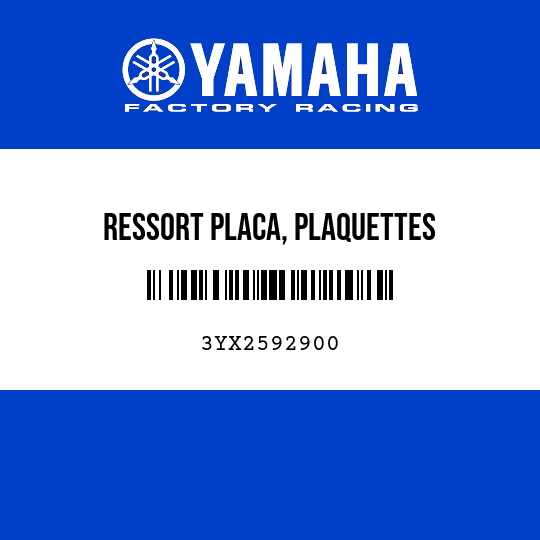 RESSORT PLACA, PLAQUETTES