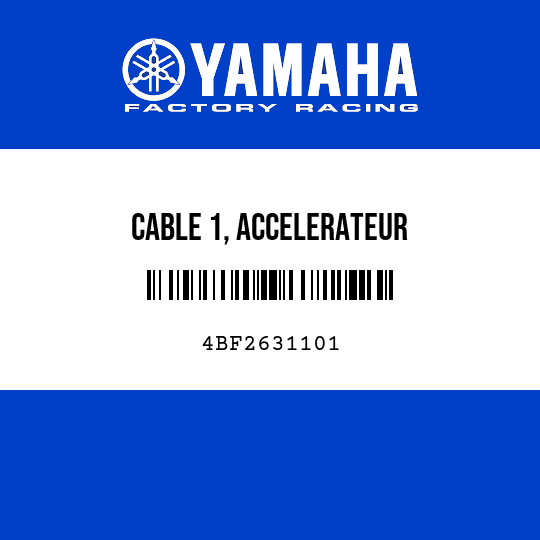 CABLE 1, ACCELERATEUR