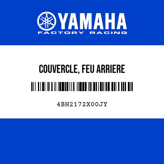 COUVERCLE, FEU ARRIERE