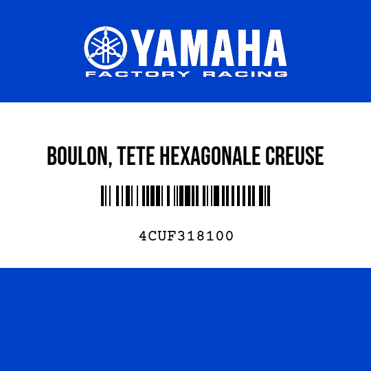 BOULON, TETE HEXAGONALE CREUSE