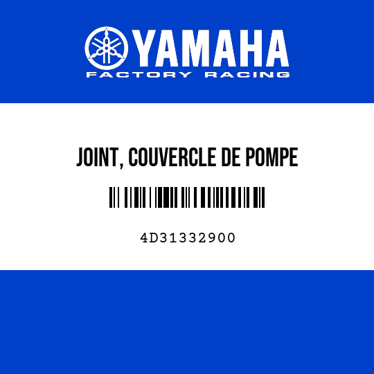 JOINT, COUVERCLE DE POMPE