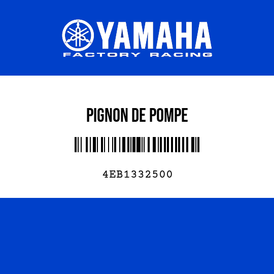 PIGNON DE POMPE