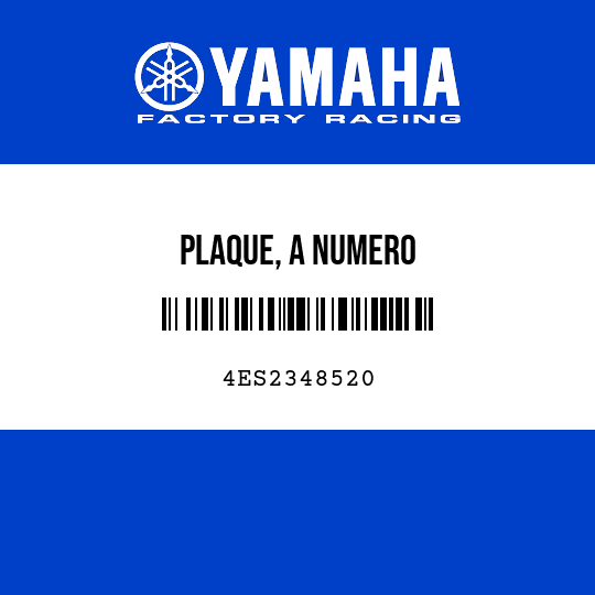 PLAQUE, A NUMERO