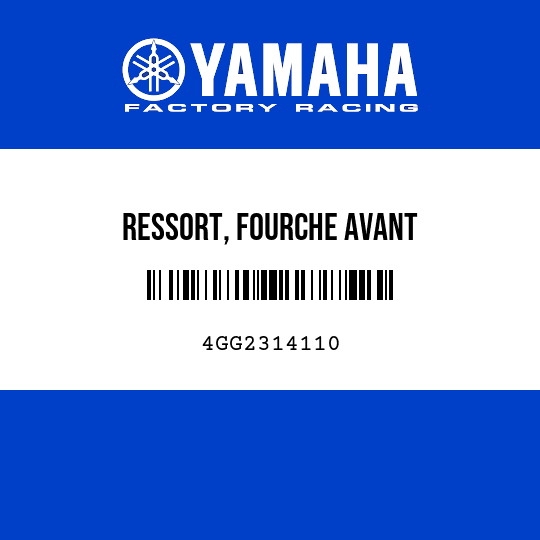 RESSORT, FOURCHE AVANT