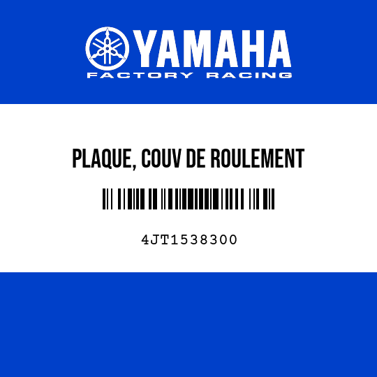PLAQUE, COUV DE ROULEMENT