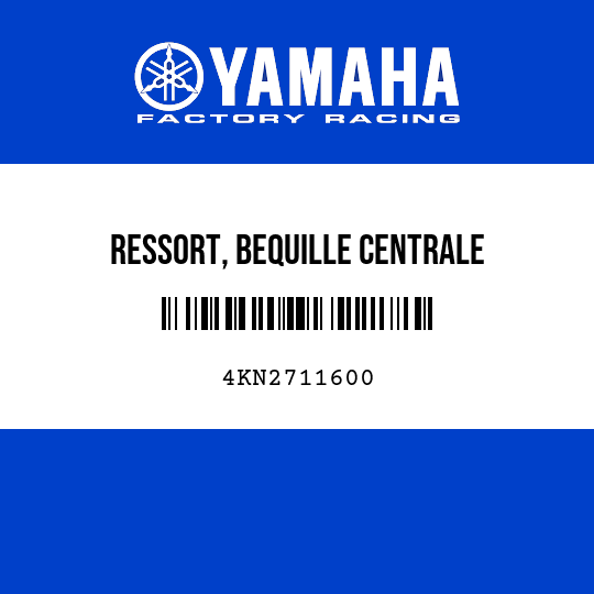 RESSORT, BEQUILLE CENTRALE
