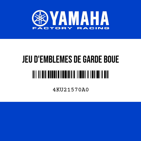 JEU D'EMBLEMES DE GARDE BOUE