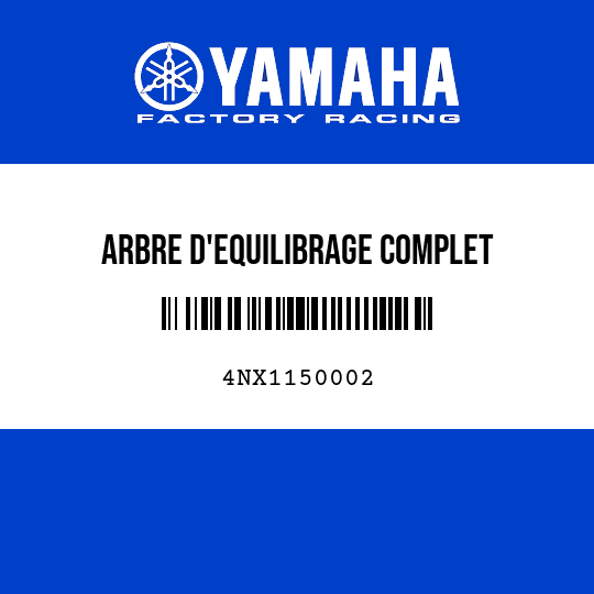 ARBRE D'EQUILIBRAGE COMPLET