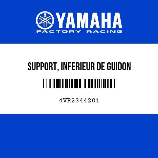 SUPPORT, INFERIEUR DE GUIDON